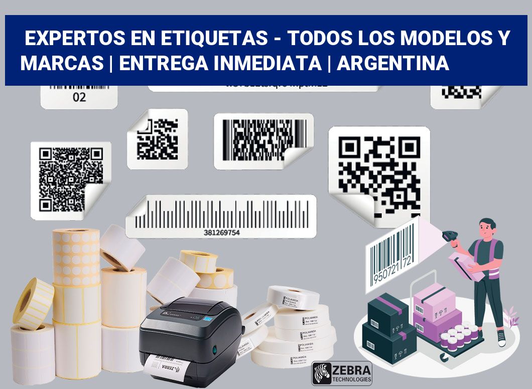 Expertos en etiquetas - Todos los modelos y marcas | Entrega inmediata | Argentina