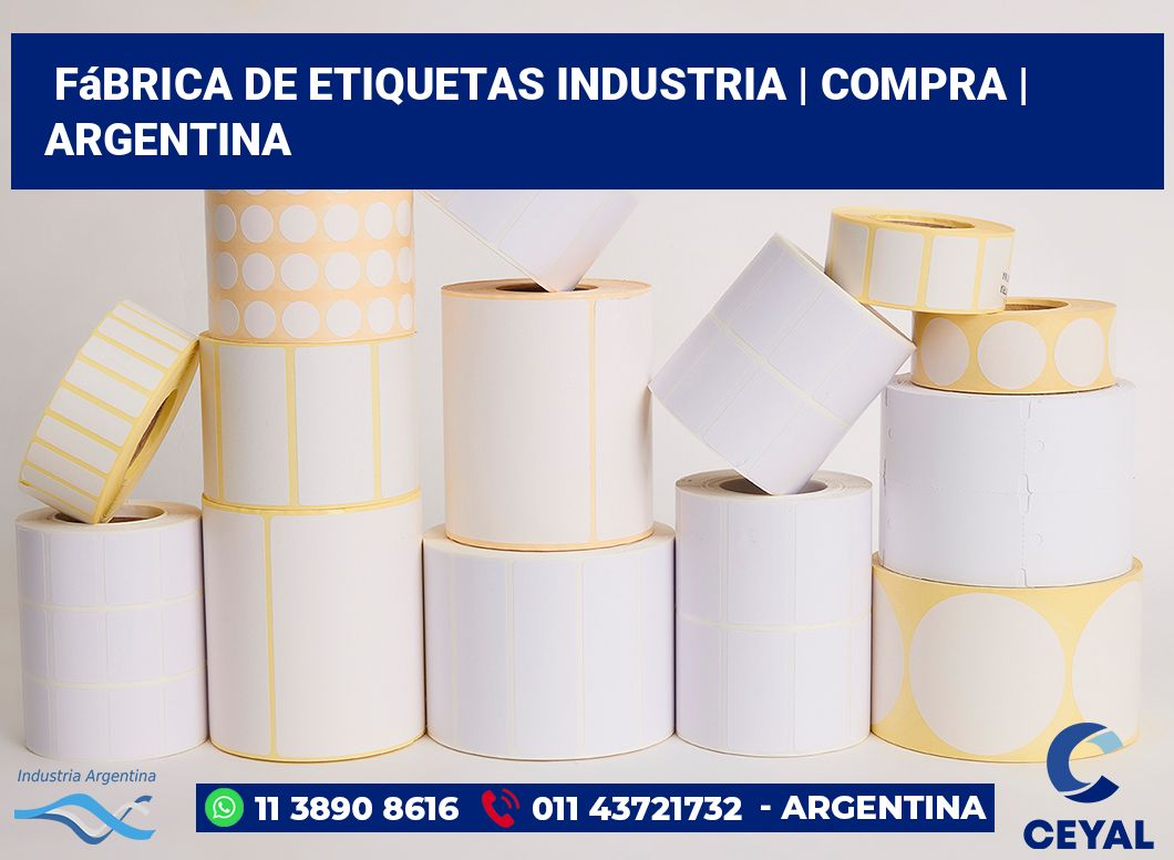 Fábrica de etiquetas industria | Compra | Argentina