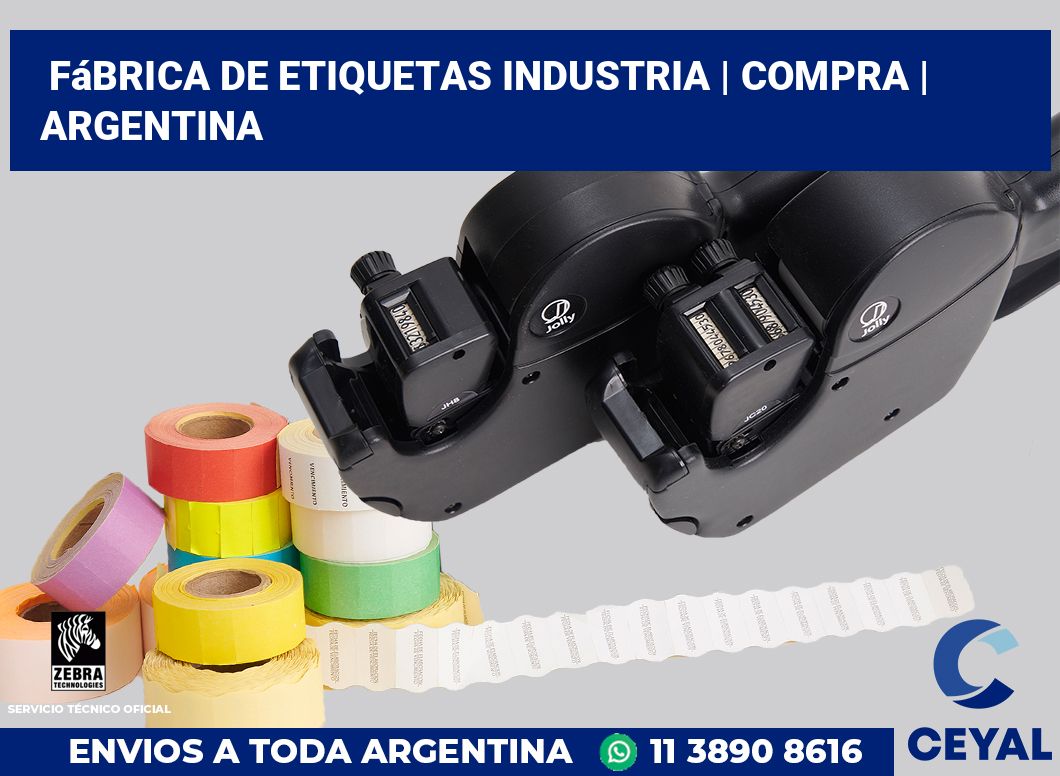 Fábrica de etiquetas industria | Compra | Argentina