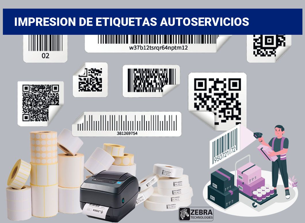 Impresion de etiquetas Autoservicios