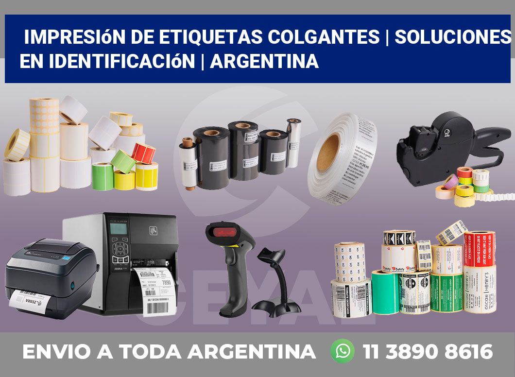 Impresión de etiquetas colgantes | Soluciones en identificación | Argentina