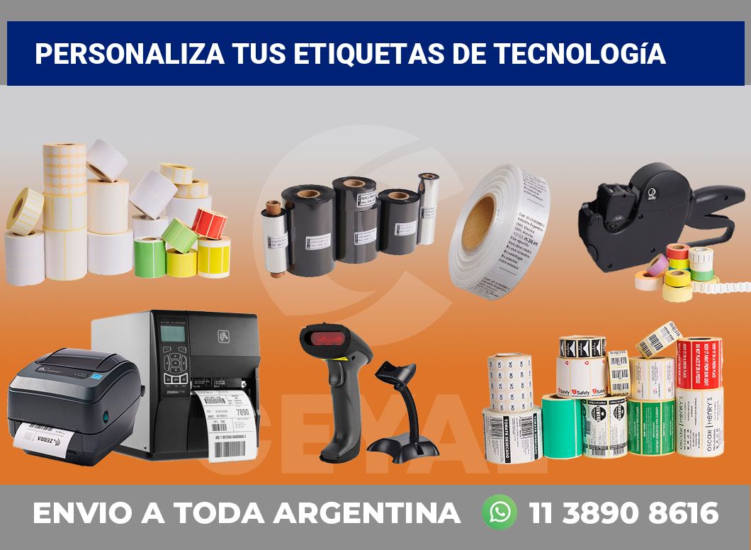 Personaliza tus Etiquetas de tecnología