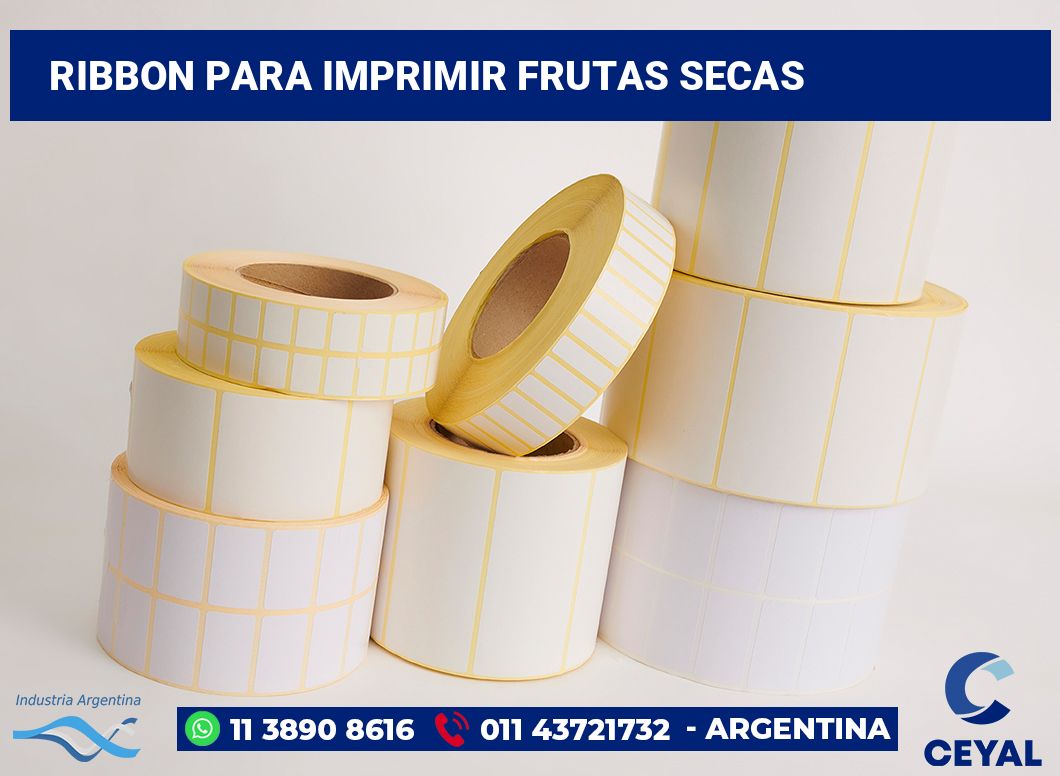 Ribbon para imprimir Frutas secas