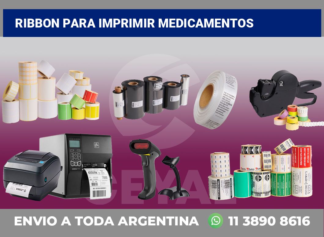 Ribbon para imprimir Medicamentos