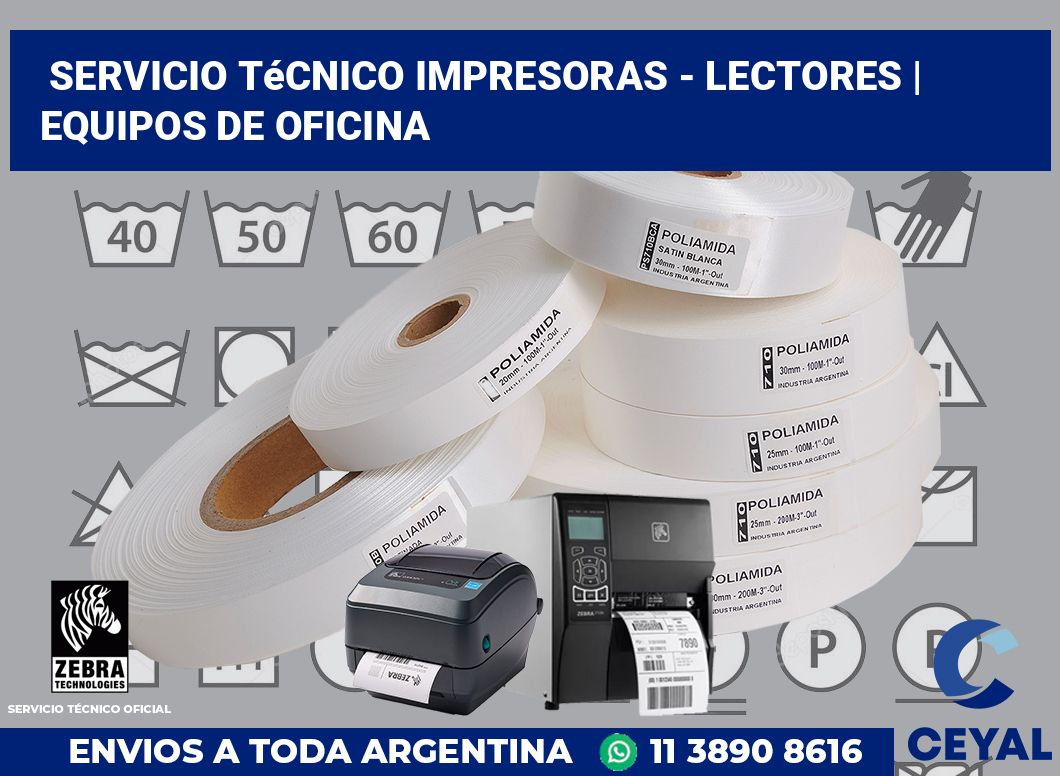 Servicio técnico impresoras - lectores | Equipos de oficina