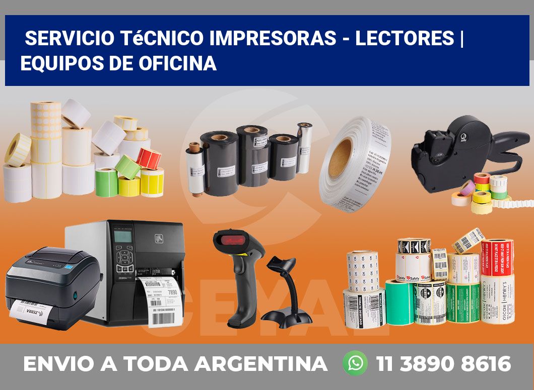 Servicio técnico impresoras – lectores | Equipos de oficina