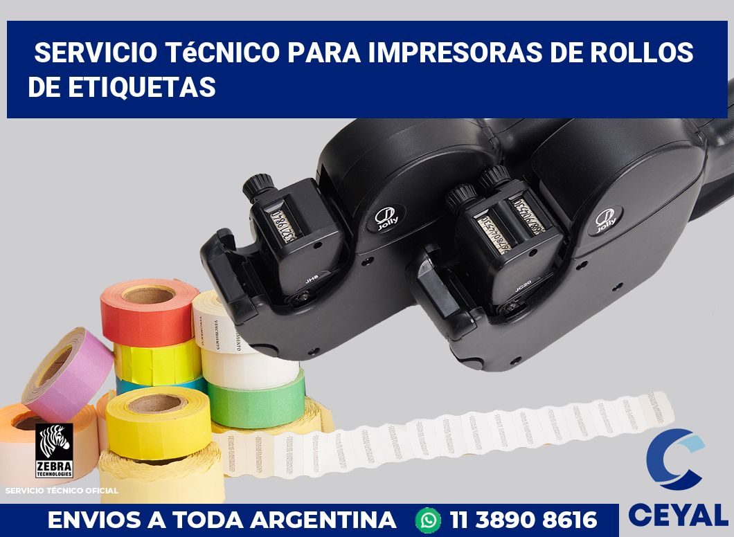 Servicio técnico para impresoras de rollos de etiquetas