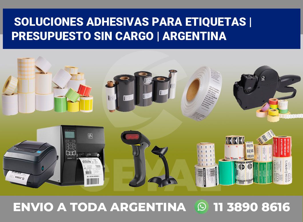 Soluciones adhesivas para etiquetas | Presupuesto sin cargo | Argentina