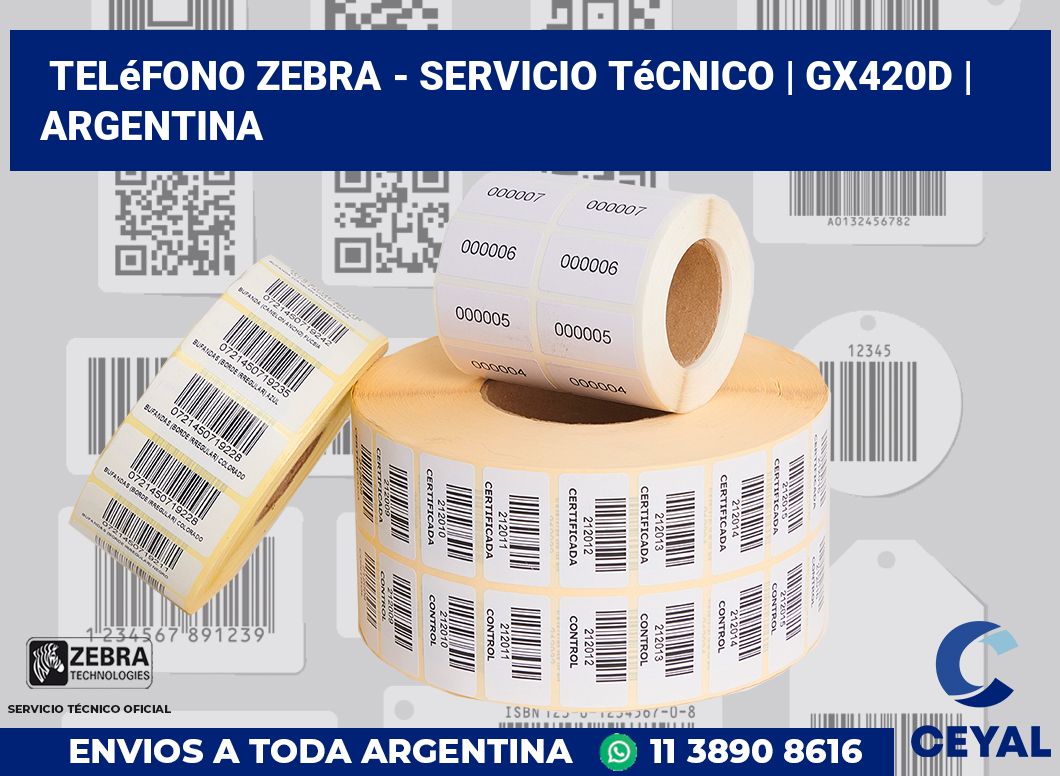 Teléfono Zebra - Servicio Técnico | GX420d | Argentina