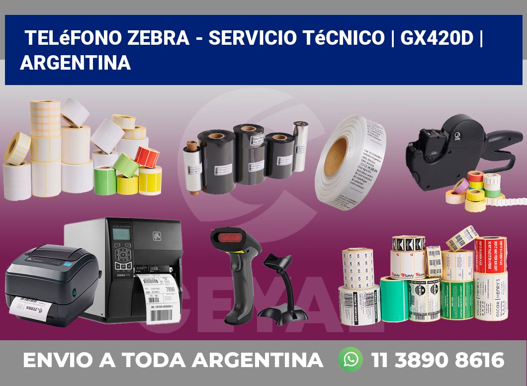 Teléfono Zebra – Servicio Técnico | GX420d | Argentina