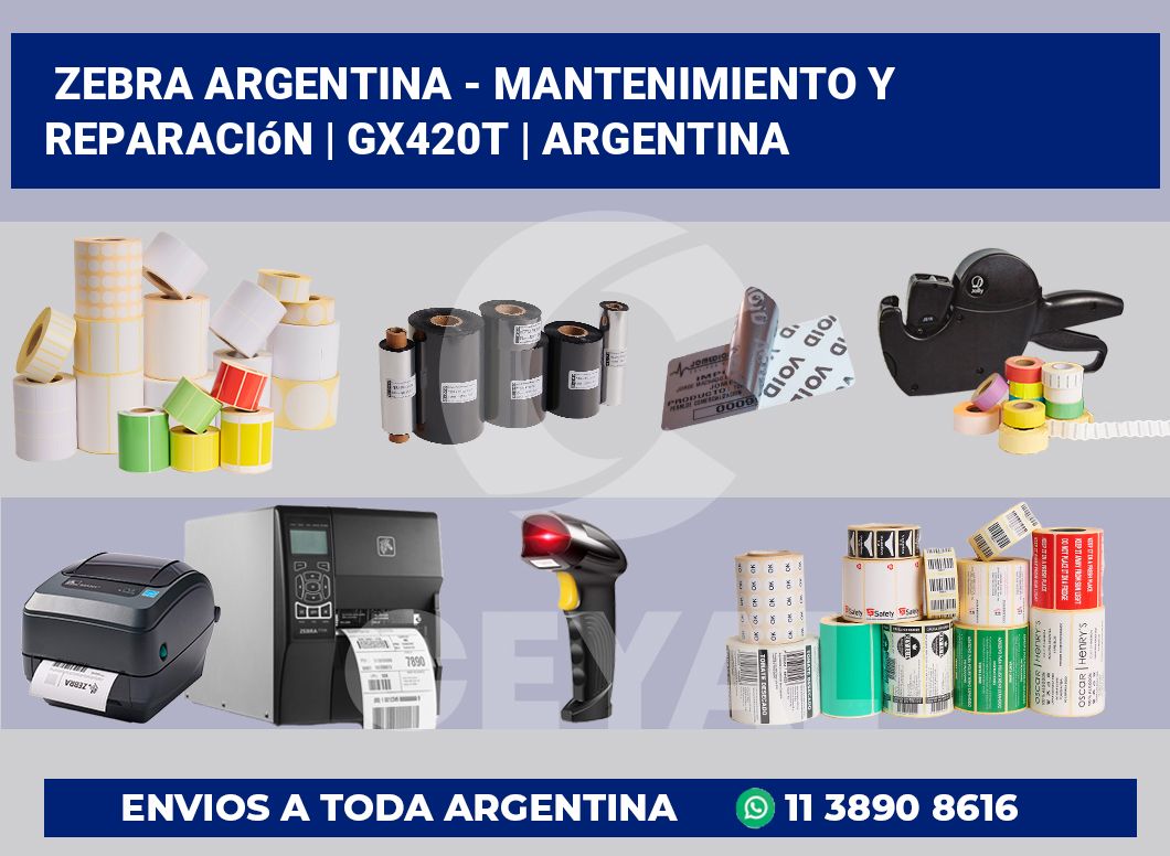 Zebra argentina – Mantenimiento y reparación | GX420t | Argentina