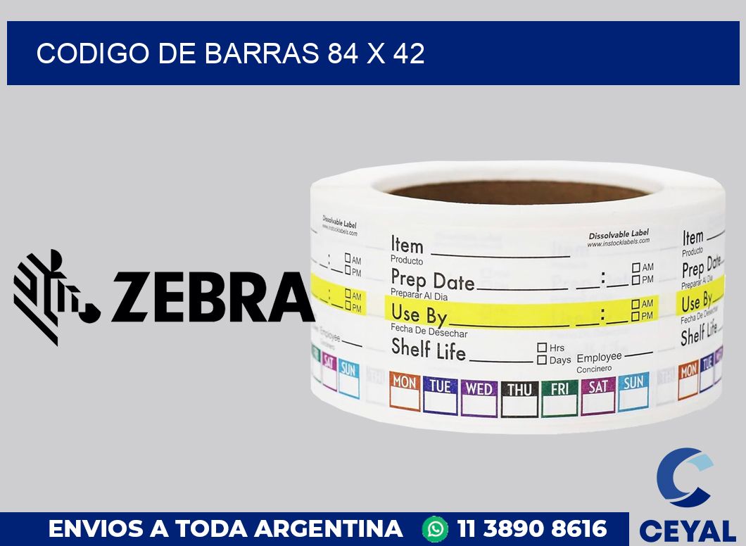 codigo de barras 84 x 42