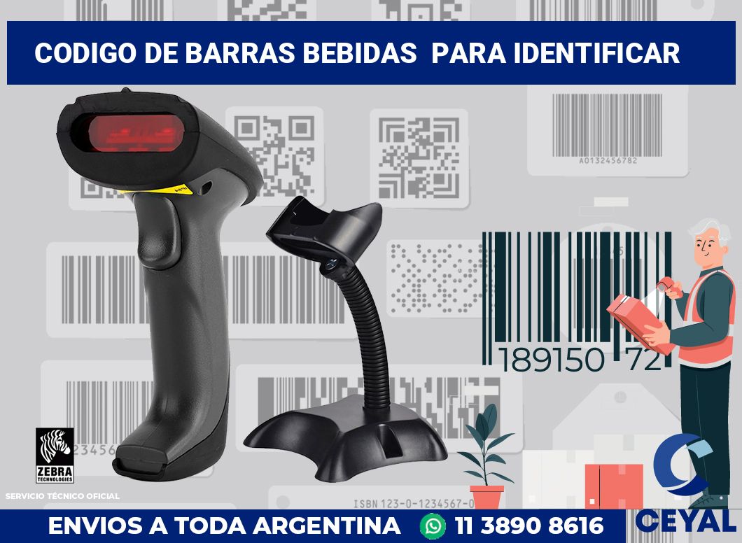 codigo de barras bebidas  para identificar