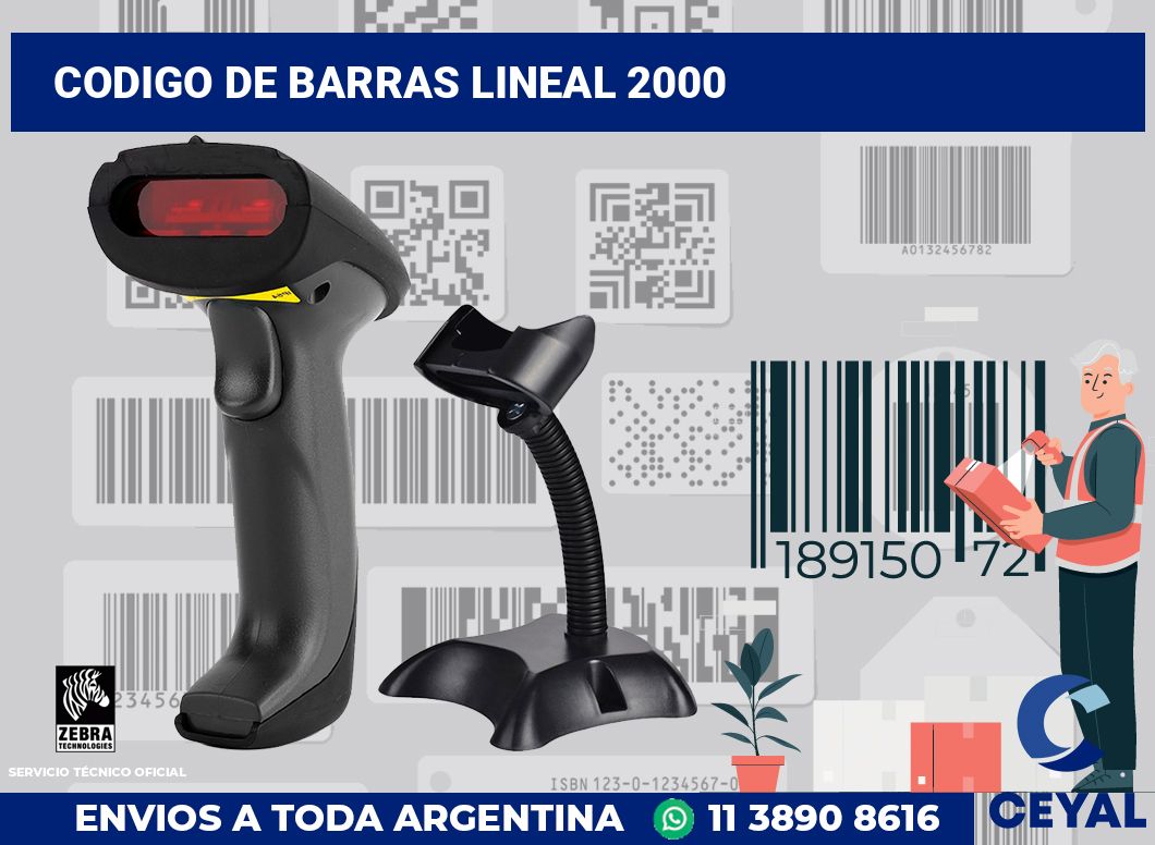codigo de barras lineal 2000