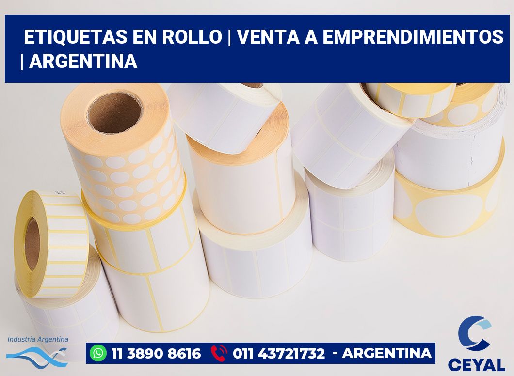 etiquetas en rollo | Venta a emprendimientos | Argentina
