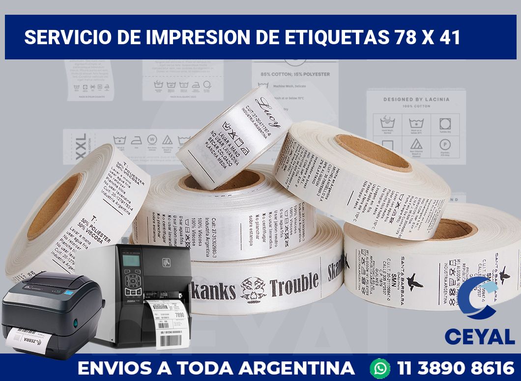 servicio de impresion de etiquetas 78 x 41
