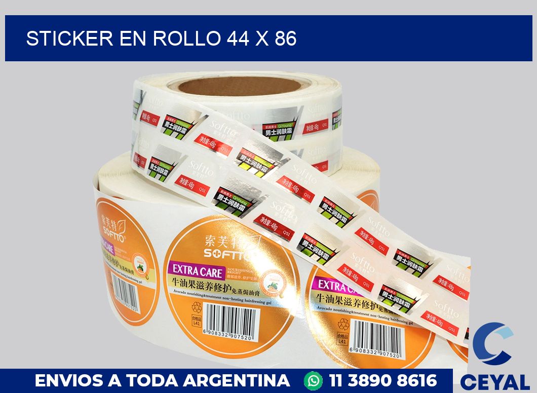sticker en rollo 44 x 86