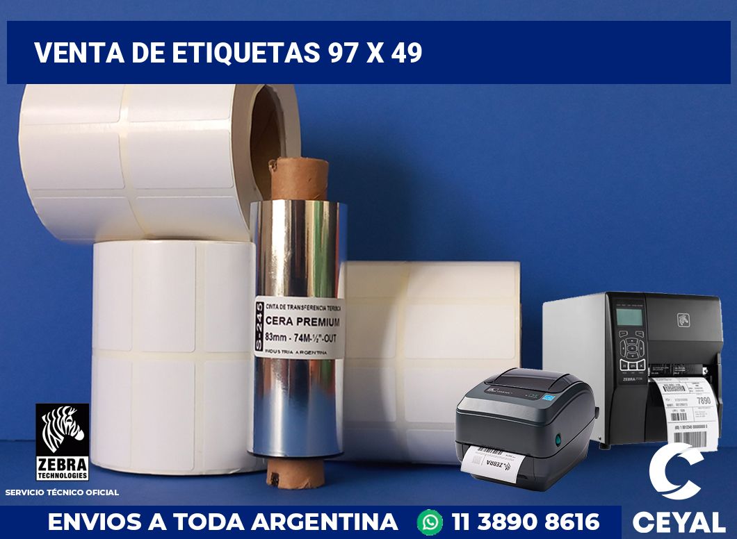 venta de etiquetas 97 x 49