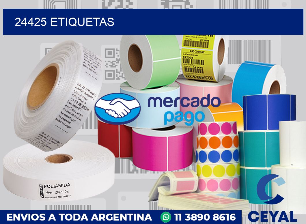 24425 etiquetas