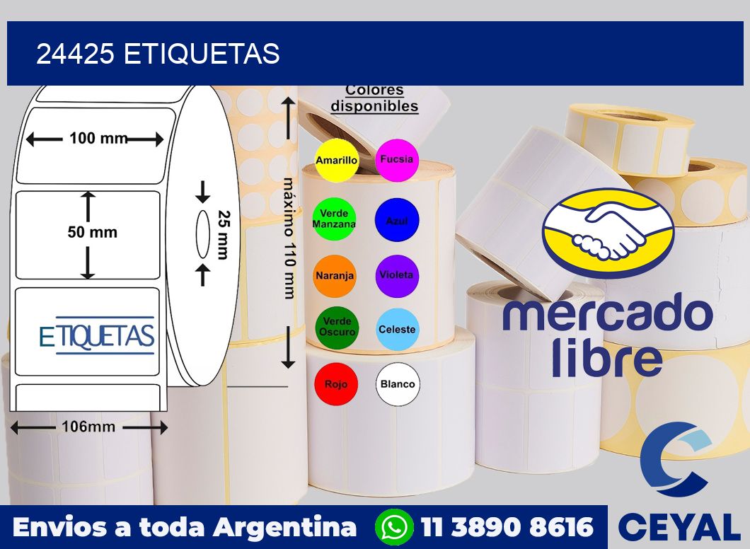24425 etiquetas