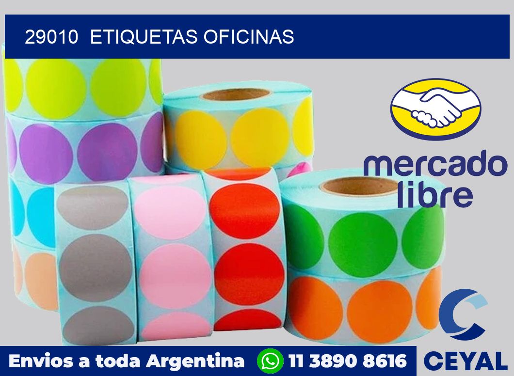 29010  Etiquetas oficinas