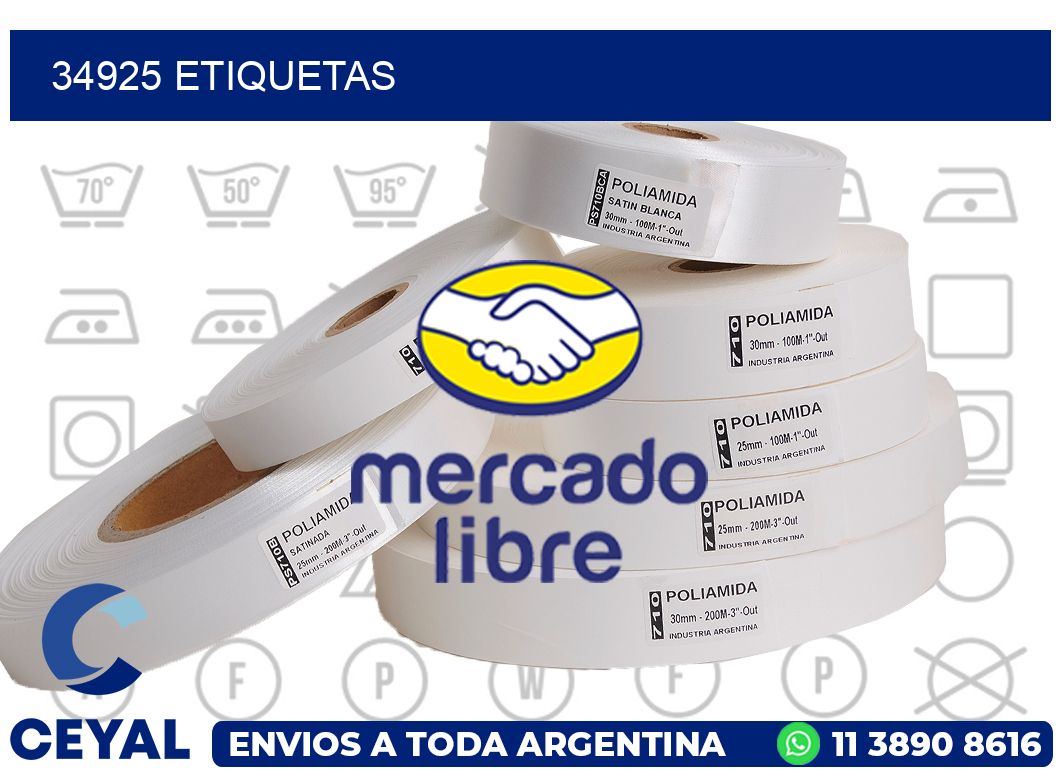 34925 etiquetas