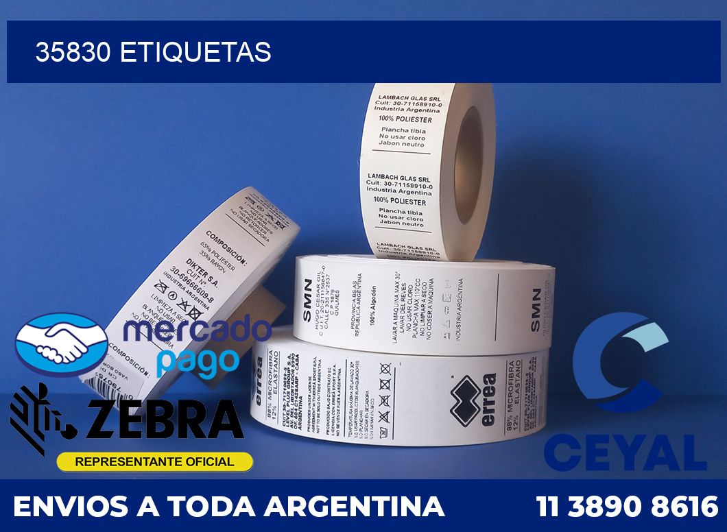 35830 etiquetas