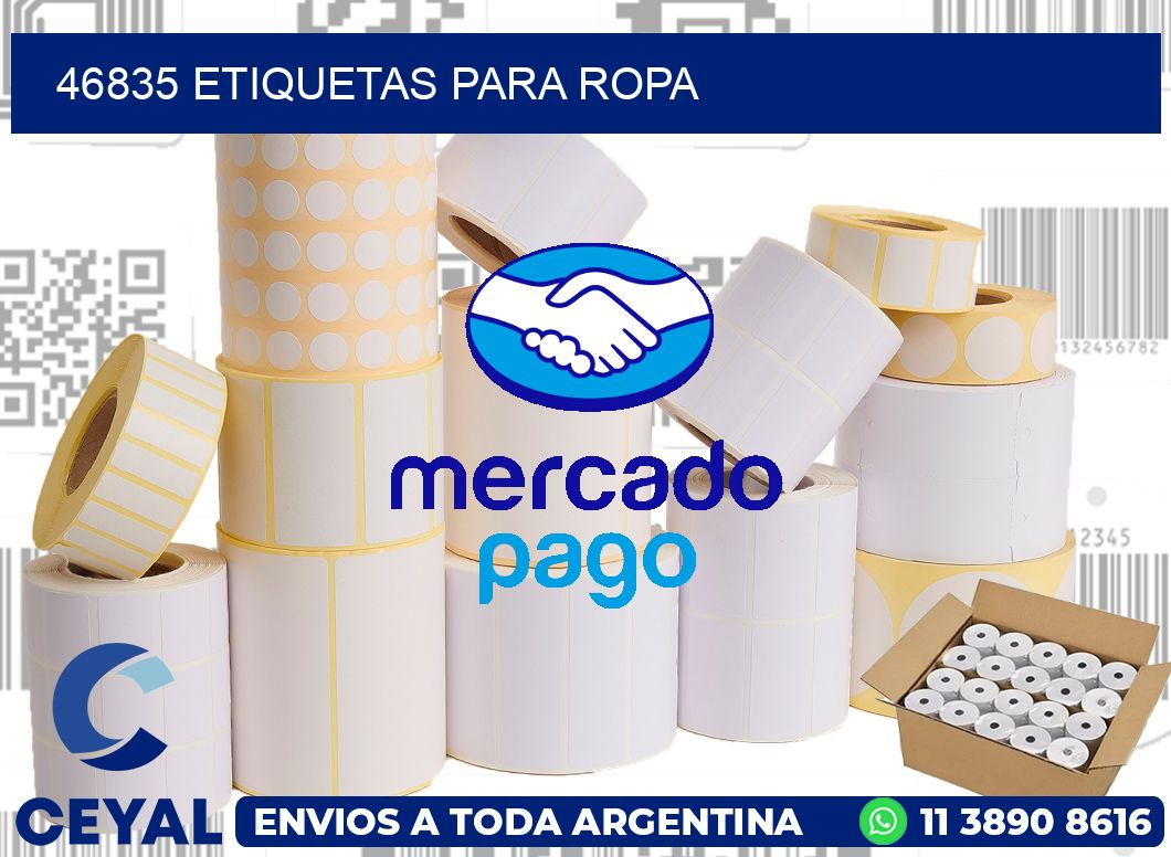 46835 Etiquetas para ropa