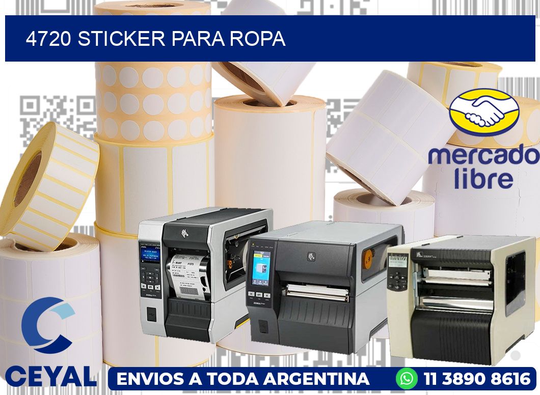 4720 Sticker para ropa