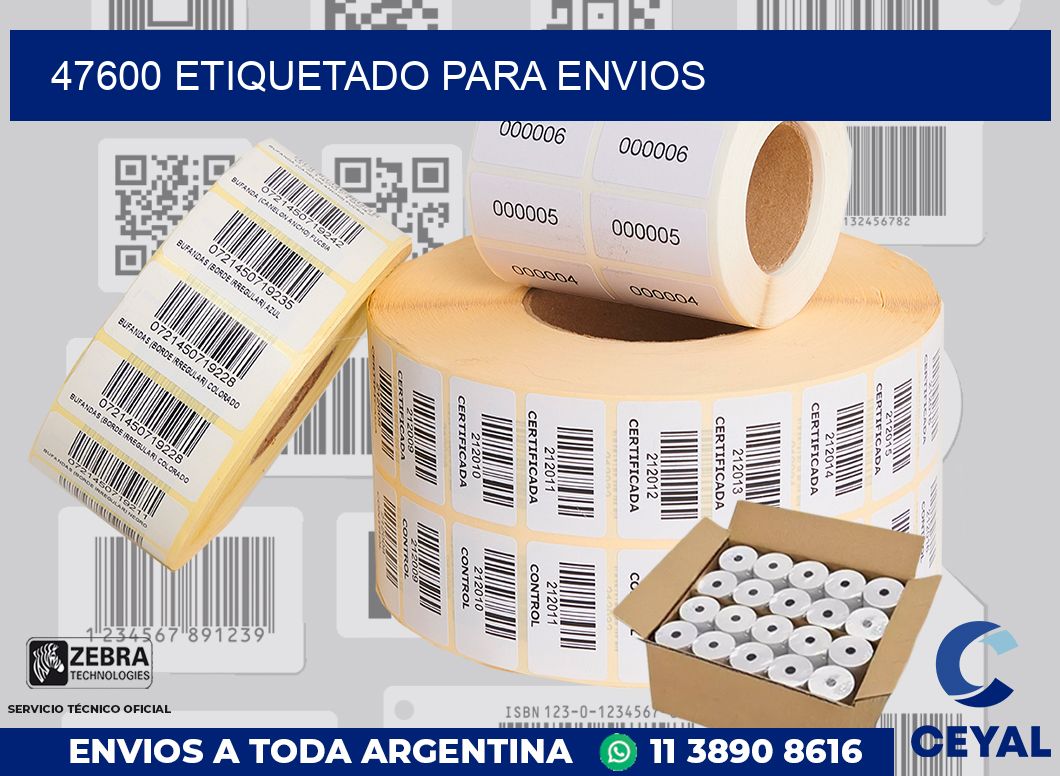 47600 Etiquetado para envios
