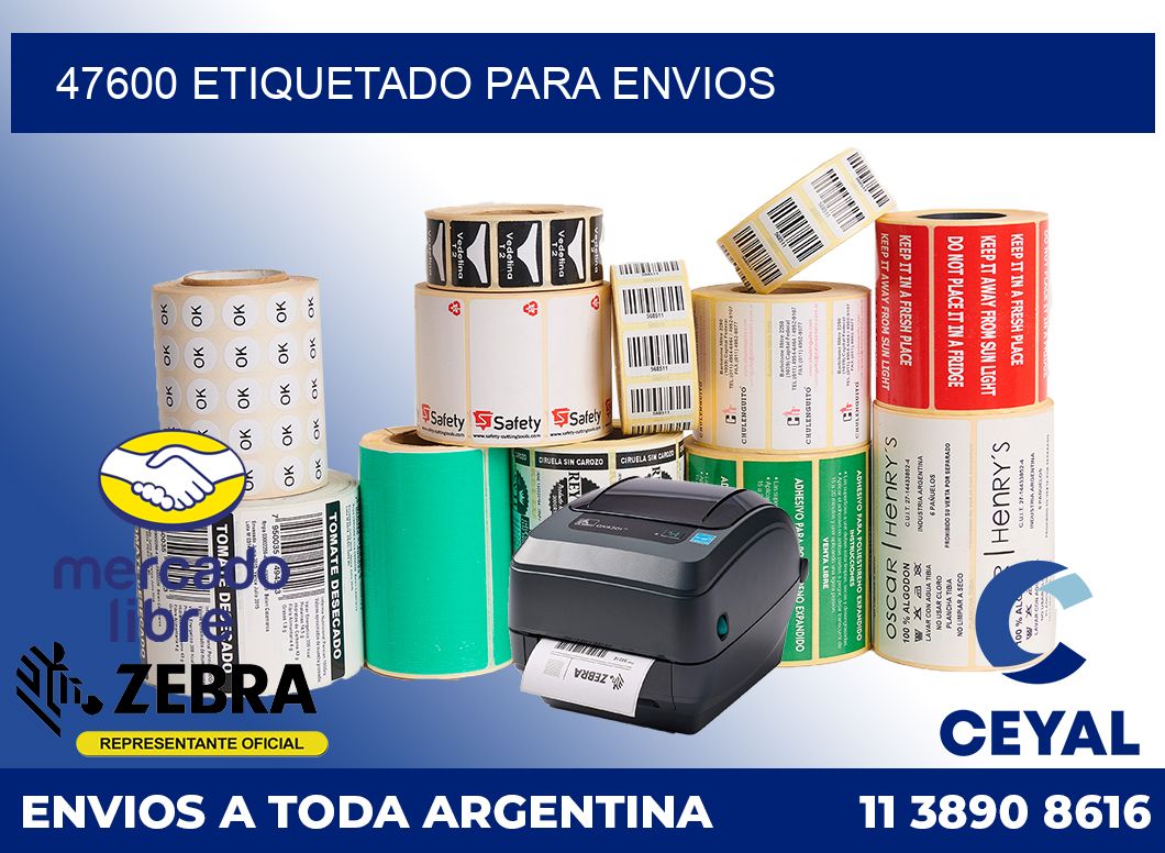 47600 Etiquetado para envios