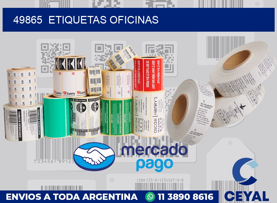 49865 Etiquetas oficinas