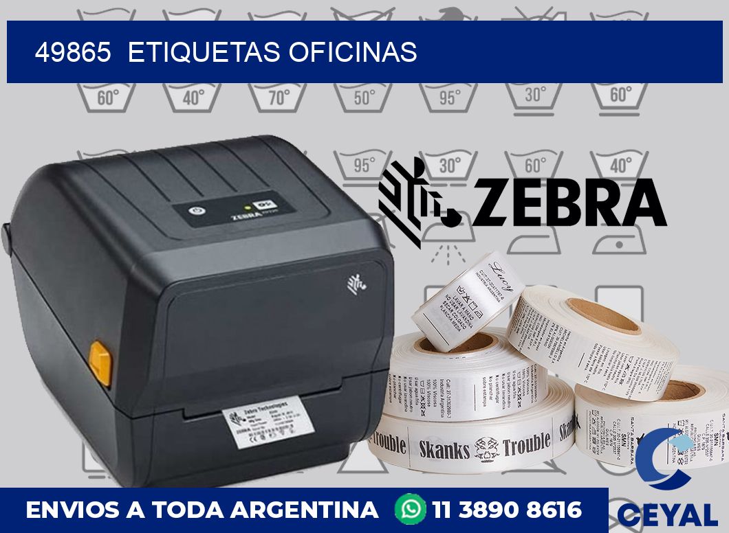 49865 Etiquetas oficinas
