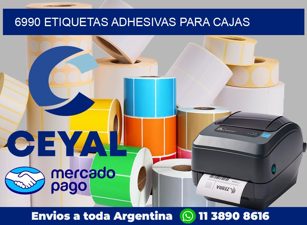 6990 Etiquetas adhesivas para cajas