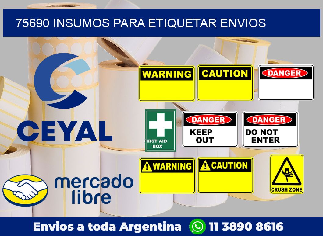75690 insumos para etiquetar envios