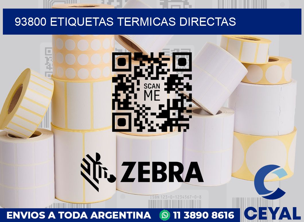 93800 Etiquetas termicas directas