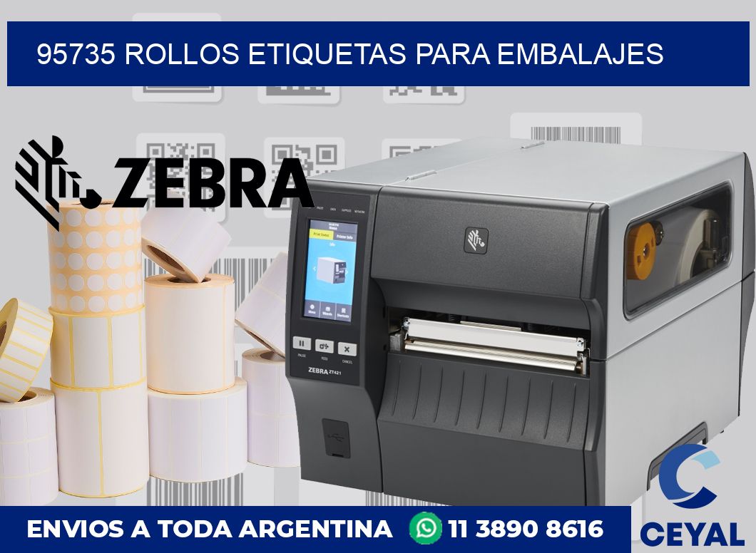 95735 rollos etiquetas para embalajes