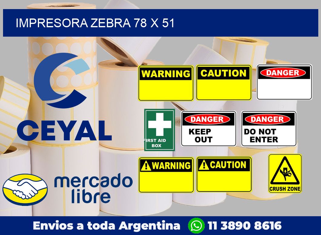 Impresora Zebra 78 x 51