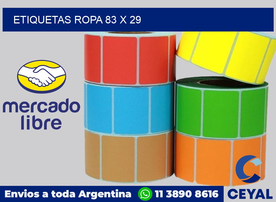 etiquetas ropa 83 x 29