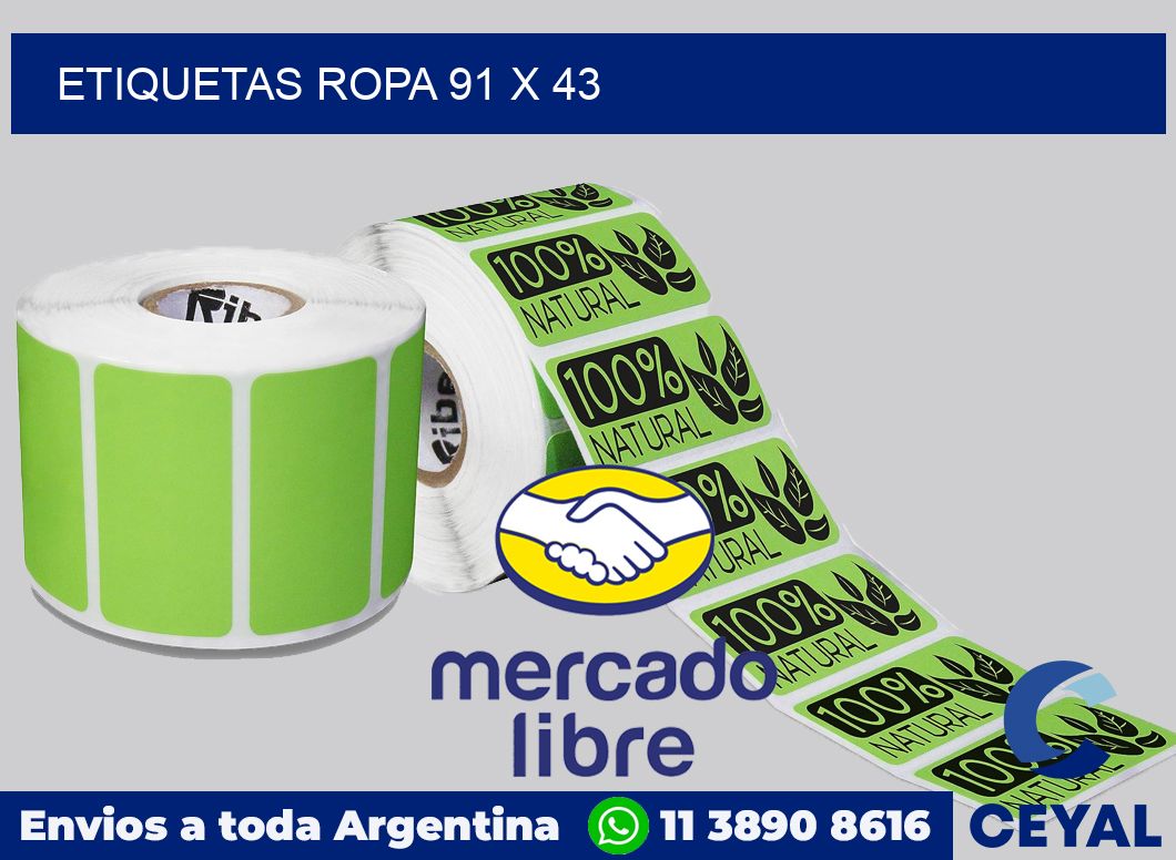 etiquetas ropa 91 x 43