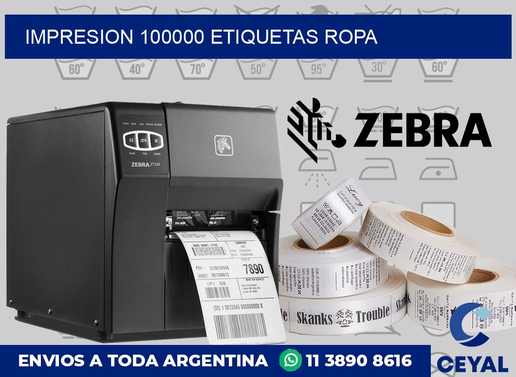 impresion 100000 etiquetas ropa