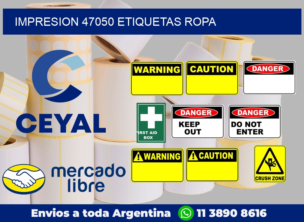 impresion 47050 etiquetas ropa