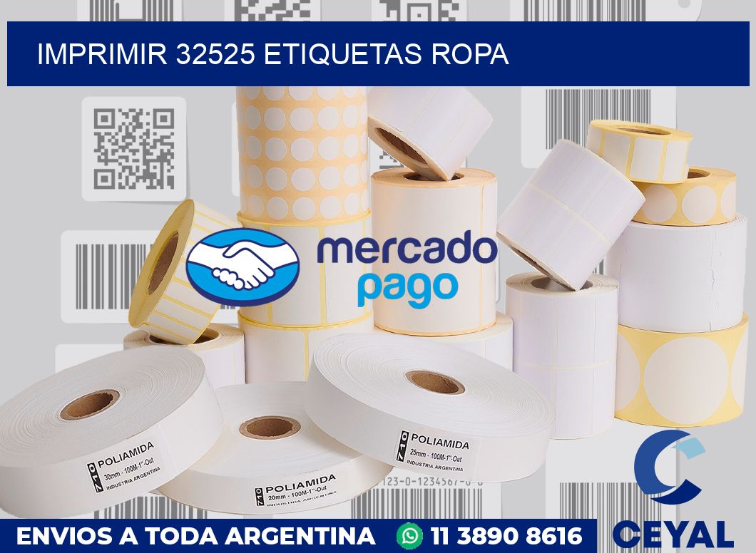 imprimir 32525 etiquetas ropa