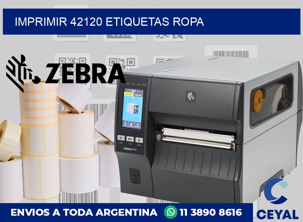 imprimir 42120 etiquetas ropa