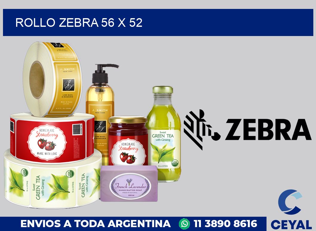 rollo zebra 56 x 52
