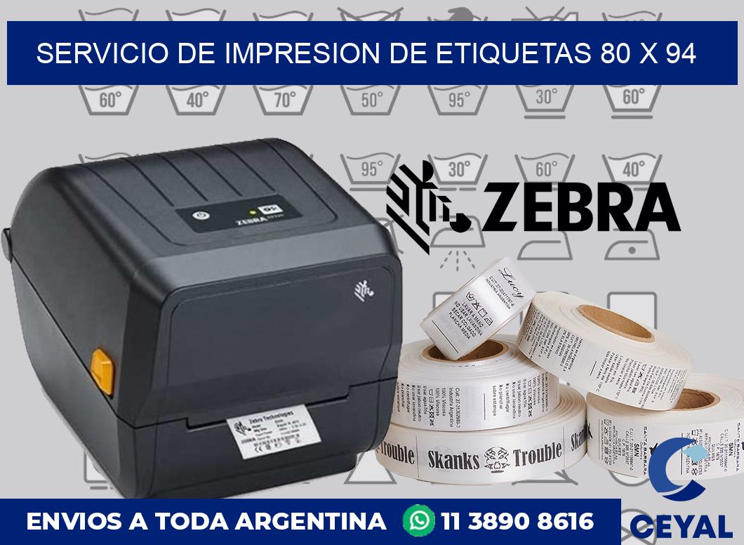 servicio de impresion de etiquetas 80 x 94