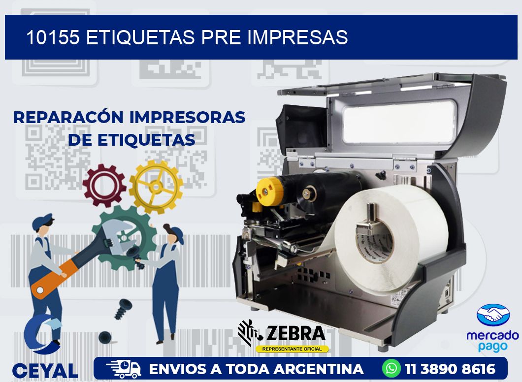 10155 ETIQUETAS PRE IMPRESAS