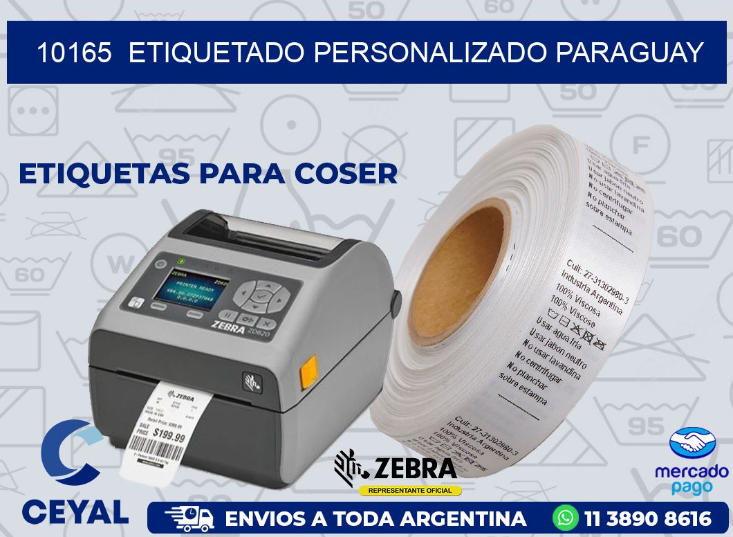 10165  ETIQUETADO PERSONALIZADO PARAGUAY