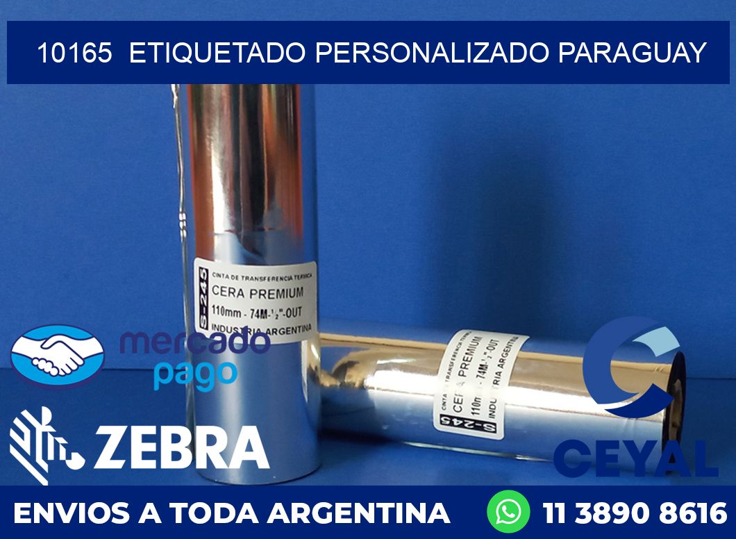 10165  ETIQUETADO PERSONALIZADO PARAGUAY