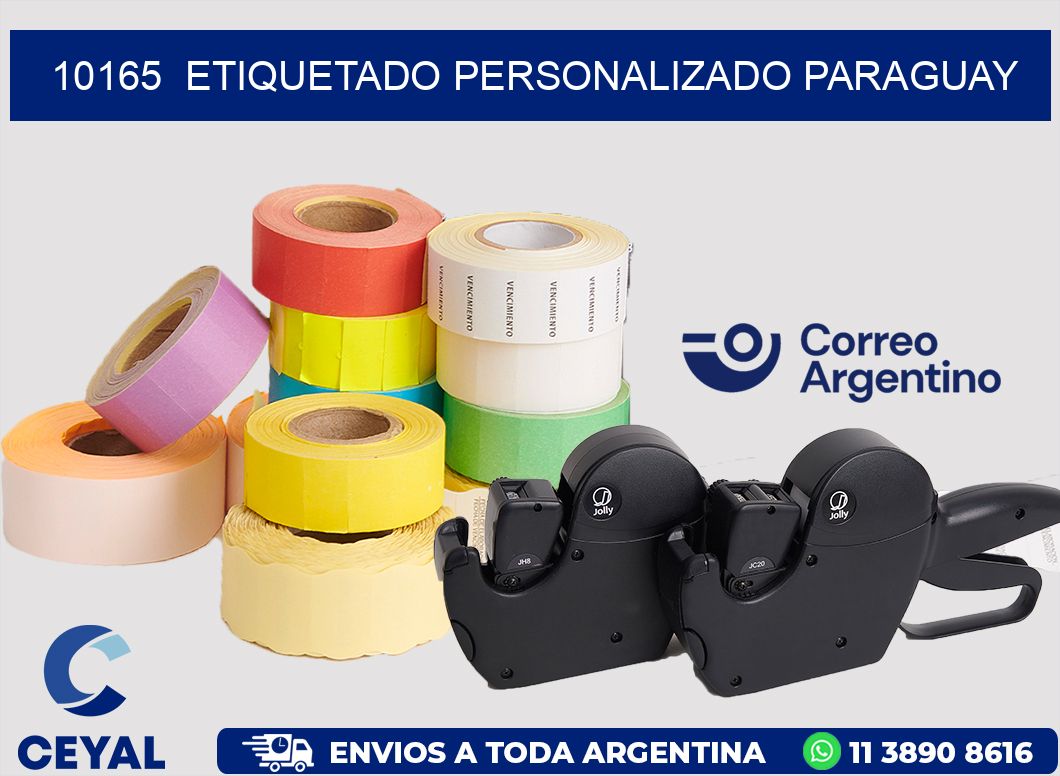 10165  ETIQUETADO PERSONALIZADO PARAGUAY